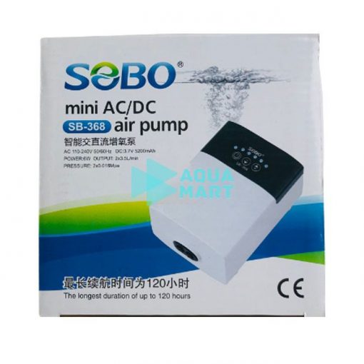 Máy sủi khí oxy tích điện SOBO SB-368 3